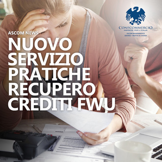 NUOVO SERVIZIO “PRATICHE RECUPERO CREDITI FWU”